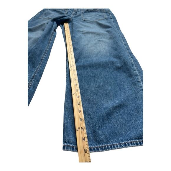 American Eagle Jeans Womens Size 18 90s Wide Leg Hi-Rise Retro Boho Casual Y2K - Picture 8 of 12